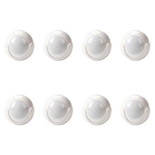 8St Draadloze WiFi Infrared Bewegingsdetector Wit 1