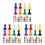 240Pcs Assorted Color Plastic Chess Pieces for Board Game Play Sets 6