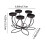 Iron tealight holder black home decor 1 piece 3