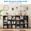 Bookcase Storage Organizer Black 9-Cube 36"x11.6"x36" 3