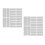 40Pcs Durable Stainless Steel Engraving Blanks Tag Pendants 7
