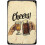 Placa de metal vintage com design de ondas do oceano e praia, 20x30 cm (8x12 polegadas). 1