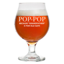 Verre tulipe à pied pour bière belge, 47 cl