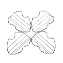 Stainless Steel Taco Holder with 4 Compartments