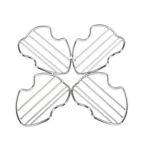 Stainless Steel Taco Holder with 4 Compartments