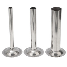 Masteelf stainless steel sausage stuffer tubes set size 8