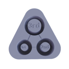 Silicone Ice Cube Tray with Lid for Hollow Cylindrical Ice