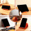 Portable Foldable Phone Holder Soft Silicone-Orange 7