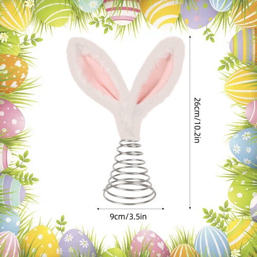 Easter Bunny Ears Tree Topper Festive Decoration 2