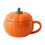 Ceramic pumpkin bowl with lid, microwaveable, 1 piece 2