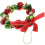 Christmas bells string decor red green gold 1 set 4