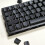 Ensemble de capuchons de touches translucides-poudre d'or noir 6