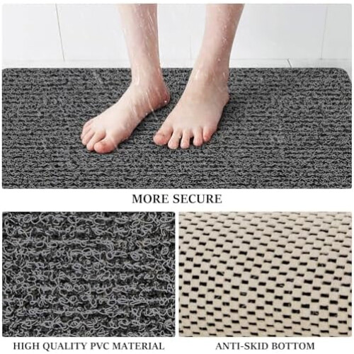 Douchemat, antislip badmat, 36x16 inch 2