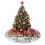 Jupe de sapin de Noël 122 cm (48 pouces) une pièce 4
