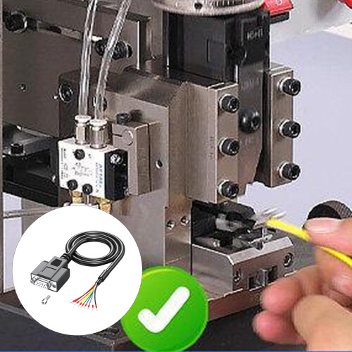 Robustes DB9Pin-Portkabel mit-Mutter befestigter weiblicher Kopf 2