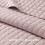 Dusty Pink Ruffled Quilt Set King Pre-Washed Microfiber 5