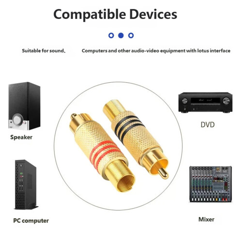 10Pcs Professional Connectors Socket Connectors Converters-1 2