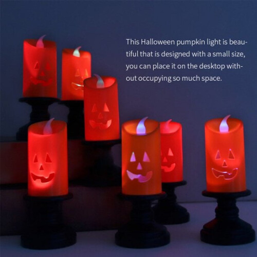 Halloween LED Pumpkin Lamp Desktop Decoration 1
