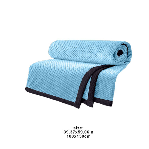 Microfiber All-Season Blanket 100x150cm Blue 2
