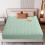 Protège-matelas imperméable King Size 76 x 80 pouces vert 5
