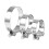 Strong Stainless Steel Wall Fixing Brackets Ideal For-14 6