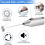 Electric Milk Frother Quiet Handheld Foam Maker 3