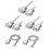 DB9 man-vrouw kabel flexibele 9-pins RS232-moeder tot moeder 2