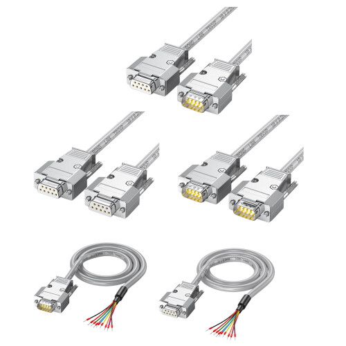 DB9 man-vrouw kabel flexibele 9-pins RS232-moeder tot moeder 1