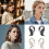 Flamingo Shaped Earrings Eye Catching Spotted-black white dots 3