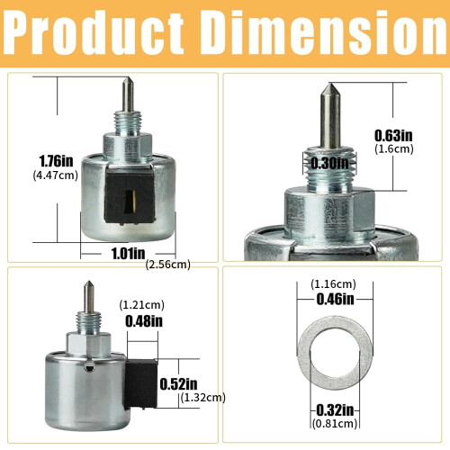 Électrovannes métalliques de remplacement pour carburant, 2