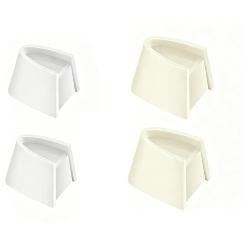 Boutons de variateur en plastique, Installation facile,-beig 1