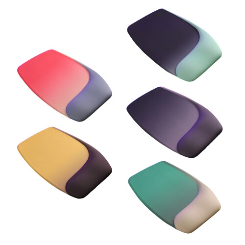 Mouse Pad with Wrist Rest Ergonomic Mouse Pad Comfortable-cyan 1