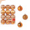 Christmas Tree Ball Ornaments Set Yellow 24 pcs 5