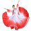Lyrical Dance Skirt Sheer-gradient red 720 degrees 85 long 1