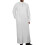 Lightweight And Durable Islamic Thobe Designed With-White M 1