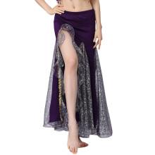 Belly Dance Skirt for Women,Dancing Skirt Belly Dancer-Purple