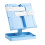 Plastic Reading Stand with Page Clip Adjustable Textbook-Blue 1