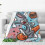 Bugs Bunny anime blanket soft flannel 60" x 50" 1