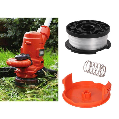 Black & Decker trimmer spoleutskiftning 3-pakning med hette