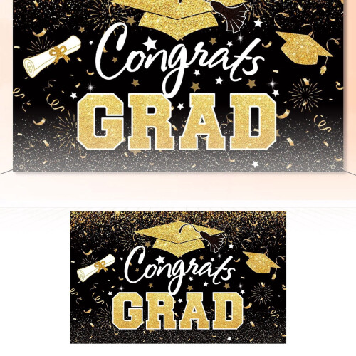 Graduation Banner 180 x 110 cm Dacron