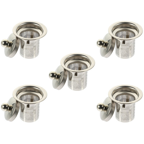 5-Piece Stainless Steel Tea Strainer Set