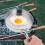 Campingpanne i rustfritt stål, non-stick, 18 cm 6