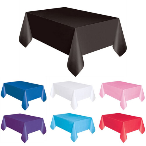 Yesbay Red Rectangle PE Tablecloth 137 x 183 cm