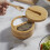 Bamboo Seasoning Storage Box with Magnetic Lid 1pc 3