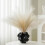 Ceramic Coral Vase Black 12.6 x 14.4 cm 4