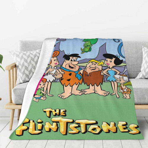 Pătură de pluș Flintstones, 101,6 x 76,2 cm 2