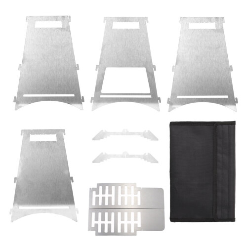Barbecue pliable portable Donemore en acier inoxydable 2