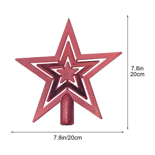Étoile de Noël Capino à paillettes, 20 cm 2