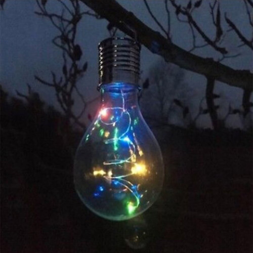 Round Solar Bulb Outdoor Use 8-Hour Charging 1 Set 1