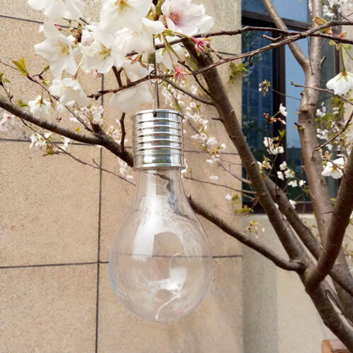 Solar LED Hanging Light Bulbs Waterproof Portable 1